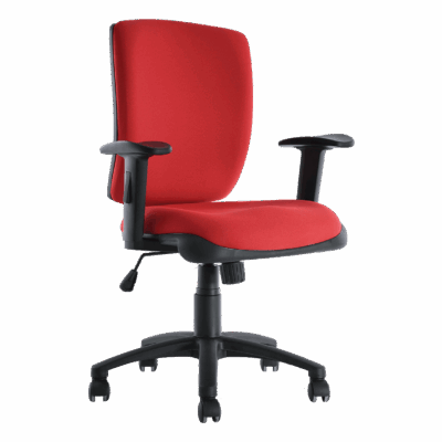 BM 2380 Silla operativa respaldo medio, brazos ajustables